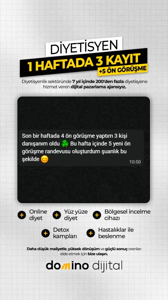 Diyetisyen Danışan Kazanım Sonuçları