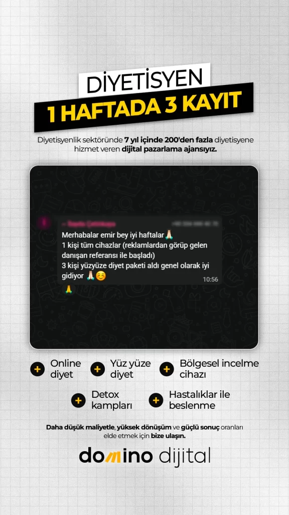 Diyetisyen Danışan Kazanım Sonuçları