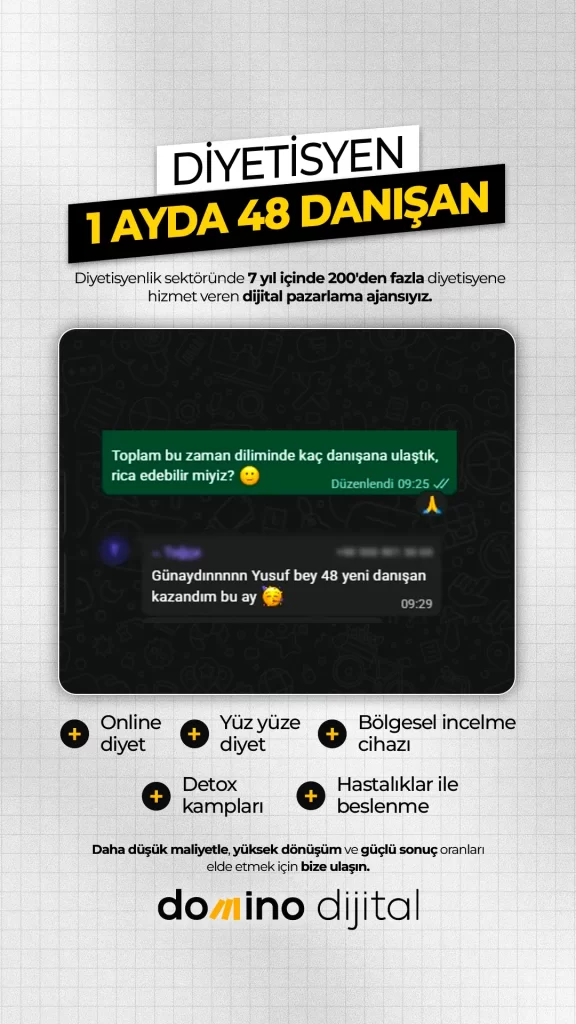 Diyetisyen Danışan Kazanım Sonuçları
