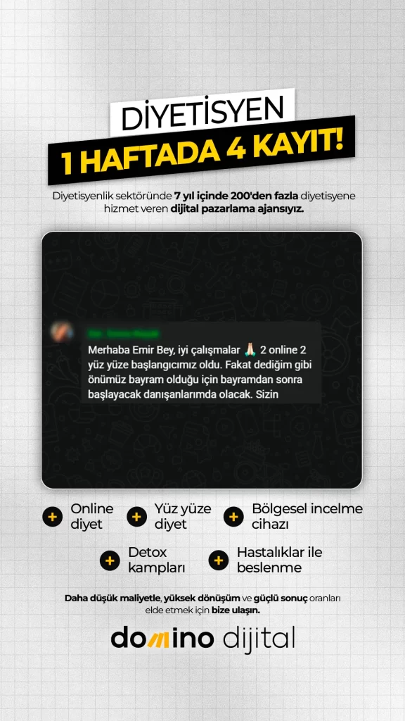 Diyetisyen Danışan Kazanım Sonuçları